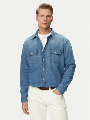 Obrázek produktu Tommy Jeans džínová košile DM0DM23028 Modrá Relaxed Fit
