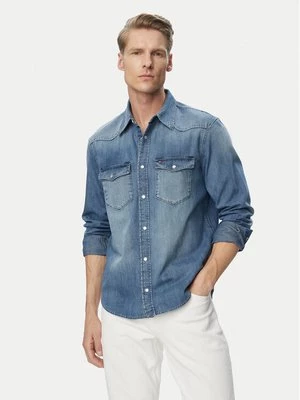 Obrázek produktu Tommy Jeans džínová košile Western DM0DM23661 Modrá Regular Fit