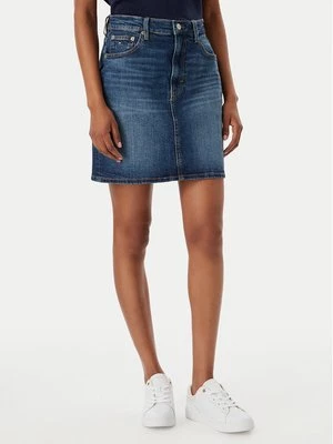 Obrázek produktu Tommy Jeans Džínová sukně DW0DW22714 Modrá Straight Fit