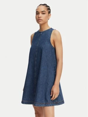Obrázek produktu Tommy Jeans Džínové šaty DW0DW22341 Modrá A-Line Fit