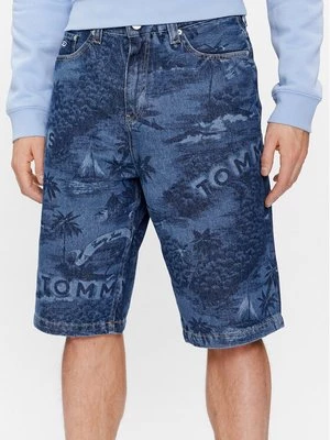 Obrázek produktu Tommy Jeans Džínové šortky Aiden DM0DM18787 Modrá Baggy Fit