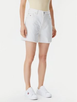 Obrázek produktu Tommy Jeans Džínové šortky DW0DW20093 Écru Mom Fit Krémová