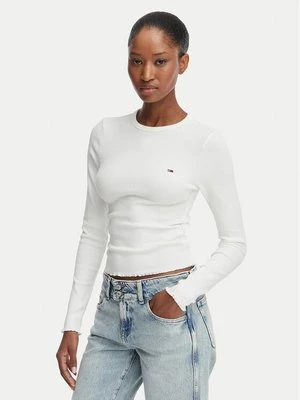 Obrázek produktu Tommy Jeans Halenka DW0DW22783 Bílá Slim Fit