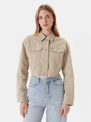 Obrázek produktu Tommy Jeans Jeansová bunda Flag DW0DW21431 Béžová Regular Fit