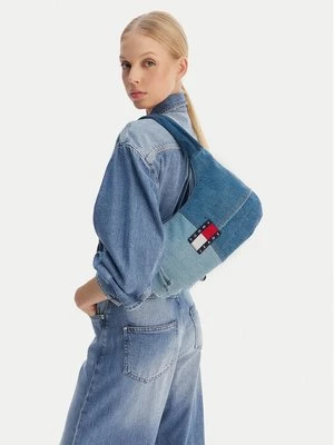 Obrázek produktu Tommy Jeans Kabelka Tjw Denim Patchwork Shoulder Bag AW0AW18471 Modrá