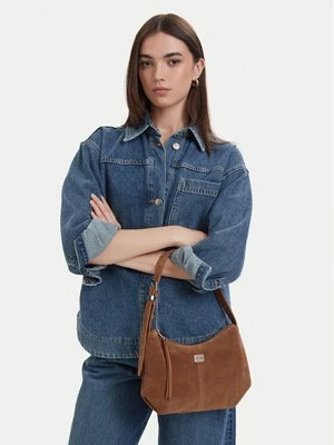 Obrázek produktu Tommy Jeans Kabelka Tjw Slouchy Suede Shoulder Bag AW0AW18859 Hnědá
