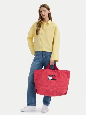 Obrázek produktu Tommy Jeans Kabelka Tjw Wave Flag Med Tote AW0AW18466 Korálová