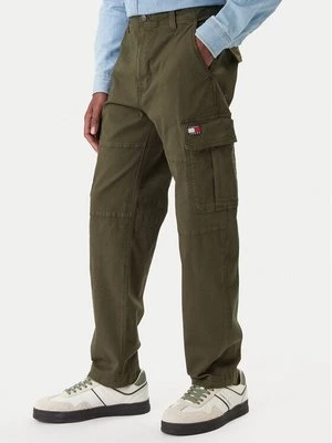 Obrázek produktu Tommy Jeans Kalhoty z materiálu Sonny DM0DM22651 Zelená Slim Fit