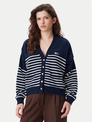 Obrázek produktu Tommy Jeans Kardigan DW0DW20257 Tmavomodrá Relaxed Fit