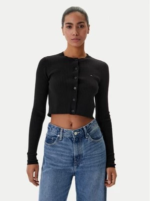Obrázek produktu Tommy Jeans Kardigan DW0DW22023 Černá Slim Fit