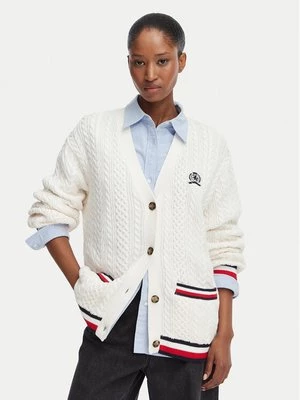 Obrázek produktu Tommy Jeans Kardigan DW0DW22934 Bílá Regular Fit