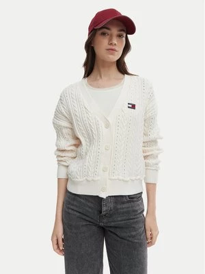 Obrázek produktu Tommy Jeans Kardigan DW0DW23024 Écru Regular Fit