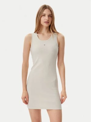Obrázek produktu Tommy Jeans Každodenní šaty Essential DW0DW20674 Béžová Slim Fit