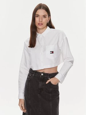 Obrázek produktu Tommy Jeans Košile Badge DW0DW17345 Bílá Relaxed Fit