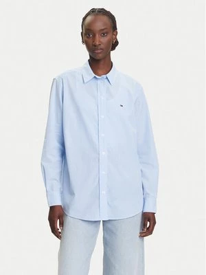 Obrázek produktu Tommy Jeans Košile Micro Gingham DW0DW20987 Modrá Relaxed Fit