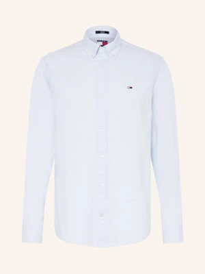 Obrázek produktu Tommy Jeans Košile Regular Fit S Příměsí Lnu tmavě modrá