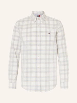 Obrázek produktu Tommy Jeans Košile Z Manšestru Regular Fit bílá / tmavě modrá / krémová