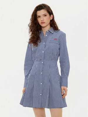 Obrázek produktu Tommy Jeans Košilové šaty DW0DW20470 Tmavomodrá Regular Fit