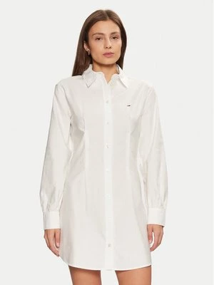Obrázek produktu Tommy Jeans Košilové šaty DW0DW20471 Bílá Regular Fit