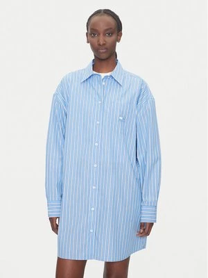Obrázek produktu Tommy Jeans Košilové šaty DW0DW21122 Modrá Relaxed Fit