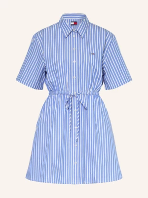 Obrázek produktu Tommy Jeans Košilové Šaty modrá / bílá