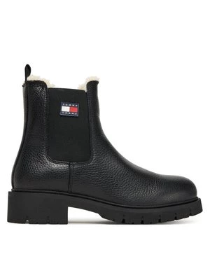 Obrázek produktu Tommy Jeans Kotníková obuv s elastickým prvkem Tjw Chelsea Boot Wl EN0EN02826 Černá