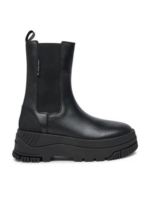 Obrázek produktu Tommy Jeans Kotníková obuv s elastickým prvkem Tjw Chelsea Flatform Boot EN0EN02597 Černá
