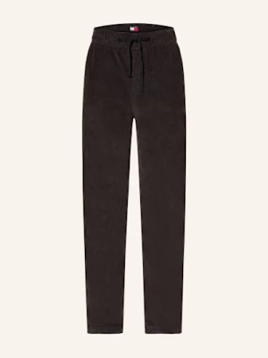 Obrázek produktu Tommy Jeans Manšestrové Kalhoty Isaac V Joggingovém Stylu Slim Fit černá