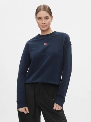Obrázek produktu Tommy Jeans Mikina Badge DW0DW17325 Tmavomodrá Boxy Fit