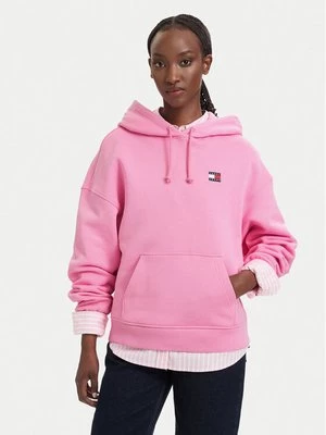 Obrázek produktu Tommy Jeans Mikina Badge DW0DW19414 Světle růžová Boxy Fit