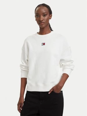 Obrázek produktu Tommy Jeans Mikina DW0DW17325 Bílá Boxy Fit