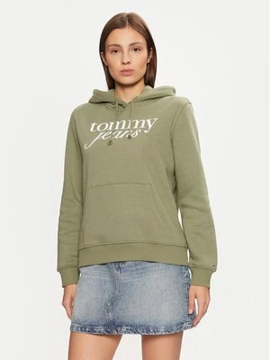 Obrázek produktu Tommy Jeans Mikina DW0DW20170 Zelená Regular Fit