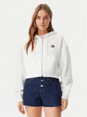 Obrázek produktu Tommy Jeans Mikina DW0DW21355 Bílá Boxy Fit