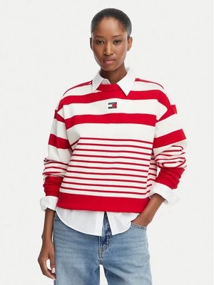 Obrázek produktu Tommy Jeans Mikina DW0DW22824 Červená Regular Fit