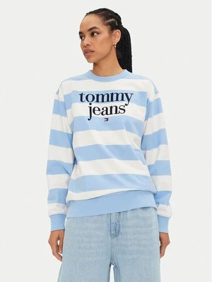 Obrázek produktu Tommy Jeans Mikina Ess Logo DW0DW19041 Modrá Relaxed Fit