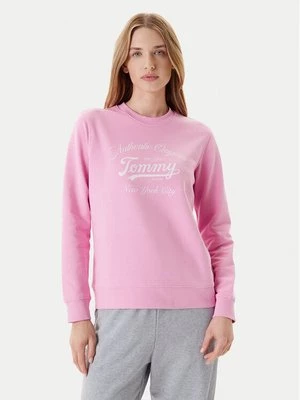 Obrázek produktu Tommy Jeans Mikina Essential DW0DW20942 Růžová Regular Fit