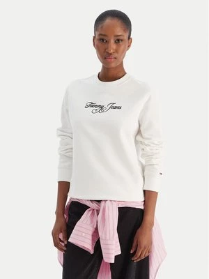 Obrázek produktu Tommy Jeans Mikina Essential DW0DW21922 Écru Regular Fit Krémová