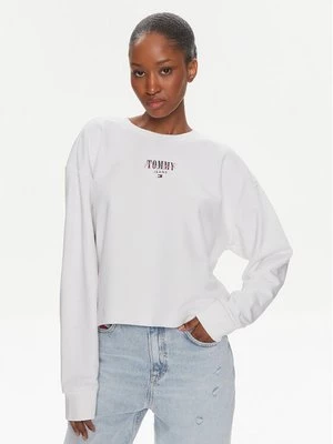 Obrázek produktu Tommy Jeans Mikina Essential Logo DW0DW17796 Bílá Relaxed Fit