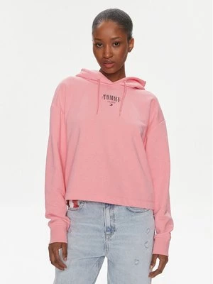 Obrázek produktu Tommy Jeans Mikina Essential Logo DW0DW17797 Růžová Relaxed Fit