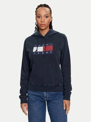 Obrázek produktu Tommy Jeans Mikina Flag DW0DW18654 Tmavomodrá Regular Fit