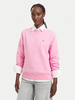 Obrázek produktu Tommy Jeans Mikina Flag DW0DW19959 Světle růžová Regular Fit