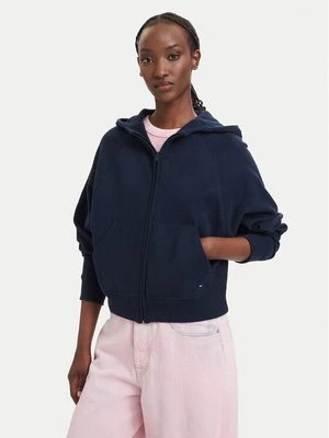 Obrázek produktu Tommy Jeans Mikina Flag DW0DW22834 Tmavomodrá Boxy Fit