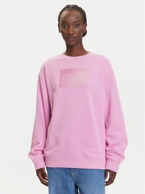 Obrázek produktu Tommy Jeans Mikina Gradient Flag DW0DW21396 Růžová Relaxed Fit
