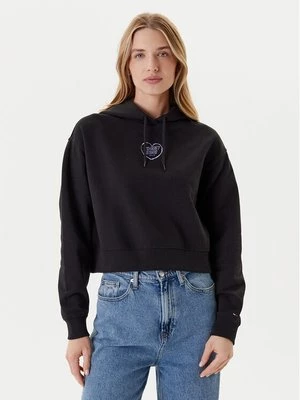 Obrázek produktu Tommy Jeans Mikina Heart DW0DW21408 Černá Relaxed Fit