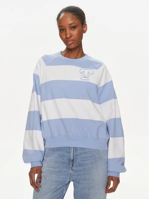 Obrázek produktu Tommy Jeans Mikina Letterman DW0DW17789 Modrá Relaxed Fit