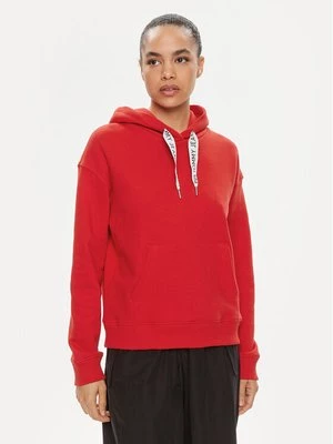 Obrázek produktu Tommy Jeans Mikina Logo Drawcord DW0DW17794 Červená Boxy Fit