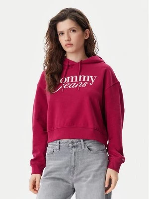 Obrázek produktu Tommy Jeans Mikina Script DW0DW20306 Růžová Relaxed Fit