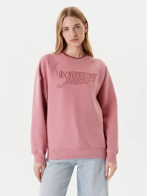 Obrázek produktu Tommy Jeans Mikina Script DW0DW21196 Růžová Regular Fit