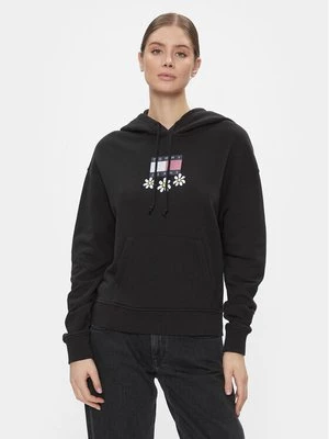 Obrázek produktu Tommy Jeans Mikina Tjw Bxy Daisy Flag Hoodie DW0DW17708 Černá Regular Fit