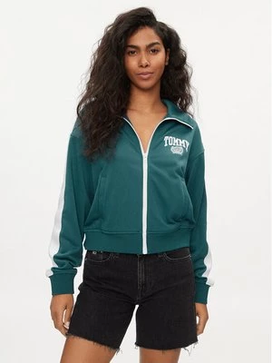 Obrázek produktu Tommy Jeans Mikina Varsity DW0DW17783 Zelená Regular Fit